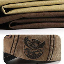 Load image into Gallery viewer, YANG GUAN Eagle Pattern Embroidered Washed Baseball Cap Sun Protection Cap