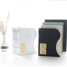 Load image into Gallery viewer, Adjust Bookshelf Large Metal Bookend Desk Holder Stand for Books Gift Stationery