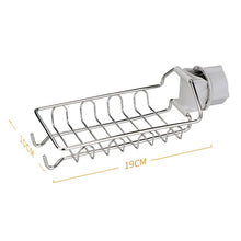 Load image into Gallery viewer, Faucet Rack Stainless Steel Perforated Free Kitchen Sink Storage Rack Rag Sponge Drain Rack, Type A, Type B, Type C