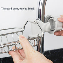 Load image into Gallery viewer, Faucet Rack Stainless Steel Perforated Free Kitchen Sink Storage Rack Rag Sponge Drain Rack, Type A, Type B, Type C