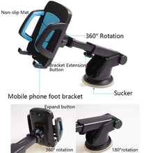 Load image into Gallery viewer, 3 Sets Car Phone Holder Car Air Outlet Mobile Phone Holder Suction Cup Navigation Instrument Panel General, 2 in 1, 3 in 1