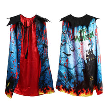 Load image into Gallery viewer, Halloween Dress Up Kids Double-Layer Printed Cloak, Free Size