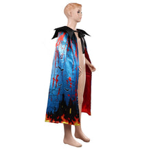 Load image into Gallery viewer, Halloween Dress Up Kids Double-Layer Printed Cloak, Free Size