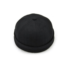 Load image into Gallery viewer, G12788 Iron Mark Street Melon Skullcap Retro Flanged Landlord Hat without Eaves