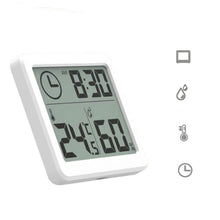 Load image into Gallery viewer, Multifunction Automatic Electronic Temperature and Humidity Monitor Clock with 3.2 inch Large LCD Screen, Automatic Monitor