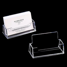 Acrylic Transparent Name Card Holder Desktop Showcase, Card Holder