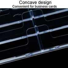 Load image into Gallery viewer, Acrylic Transparent Name Card Holder Desktop Showcase, Card Holder