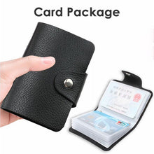 Load image into Gallery viewer, 3 PCS Upgraded Version Card Bag Business Card Transparent Protective Cover Color Storage Card Holder, 10 Card Slots, 12 Card Slots, 24 Card Slots, 24 Cards Single Side Single Page