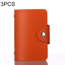 Load image into Gallery viewer, 3 PCS Upgraded Version Card Bag Business Card Transparent Protective Cover Color Storage Card Holder, 10 Card Slots, 12 Card Slots, 24 Card Slots, 24 Cards Single Side Single Page