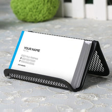 Load image into Gallery viewer, 10 PCS Office Convenient Practical Metal Mesh Card Holder, 10 PCS  Mesh Card Holder