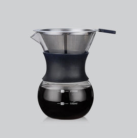High Temperature Resistant Coffee Maker, 200ml With Strainer, 400ml With Strainer, 200ml Without Strainer, 400ml Without Strainer
