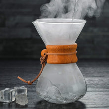 Load image into Gallery viewer, Hand Coffee Pot High Temperature Resistant 400ml Glass Coffee Pot, Pot Without Strainer, Pot With Strainer