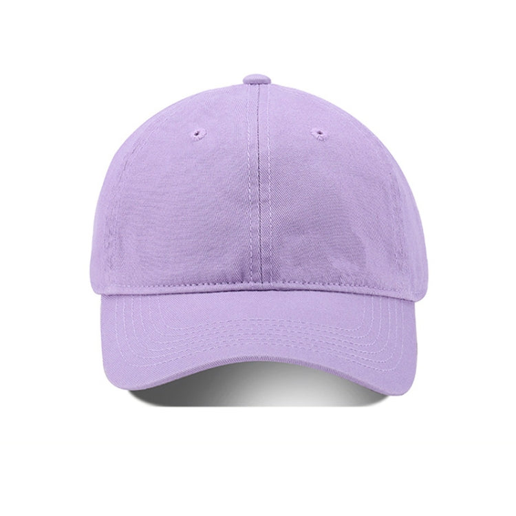 Baseball Cap Outing Leisure Peaked Cap Solid Color Washed Sun Hat
