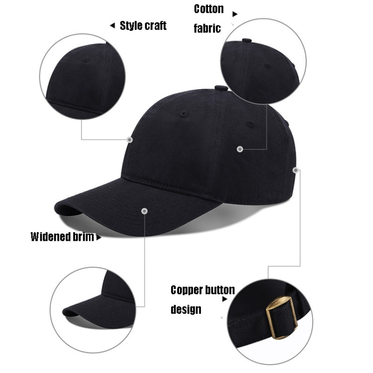Baseball Cap Outing Leisure Peaked Cap Solid Color Washed Sun Hat