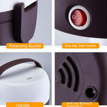 Load image into Gallery viewer, LINGRUI Multi-Function Electric Lunch Box Electric Heating Insulation Cooking Mini Rice Cooker, CN Plug, Double Layer, Three Layer