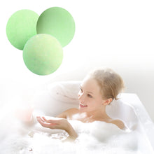 Load image into Gallery viewer, 3 PCS 10g Natural Bubble Shower Bombs Ball Bath Salt Body Essential Oil Bath Ball, Green, Blue, Purple, Red, Yellow, Pink