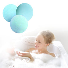 Load image into Gallery viewer, 3 PCS 10g Natural Bubble Shower Bombs Ball Bath Salt Body Essential Oil Bath Ball, Green, Blue, Purple, Red, Yellow, Pink