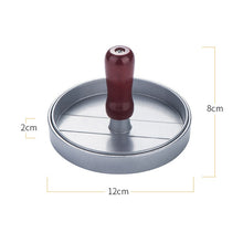 Load image into Gallery viewer, Burger Meat Press Meat Patties Mould Meat Press Burger Maker, 1PC Brown Handle