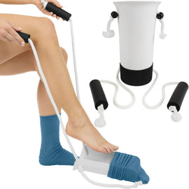 Elderly Pregnant Women Avoid Bending Over & WearSocks Artifact, Wear Socks Artifact