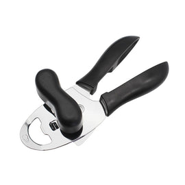 4 in 1 Multifunctional Can Opener Kitchen Household Lid Opener Canning Knife, Black, Green
