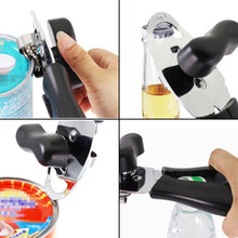 Load image into Gallery viewer, 4 in 1 Multifunctional Can Opener Kitchen Household Lid Opener Canning Knife, Black, Green