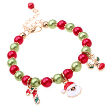 Load image into Gallery viewer, Santa Claus Reindeer Bracelet Christmas Gift