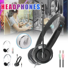 Load image into Gallery viewer, DANYIN DT326 Head-mounted Desktop Computer Children Learning Wire Headset with Microphone, Cable Length:1.8m, DT326 3.5mm Two-hole White, DT326 3.5mm Two-hole Black, DT326 Single Hole Four-level White, DT326 Single Hole Four-level Black                ...