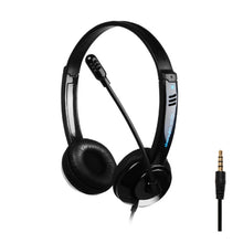 Load image into Gallery viewer, DANYIN DT326 Head-mounted Desktop Computer Children Learning Wire Headset with Microphone, Cable Length:1.8m, DT326 3.5mm Two-hole White, DT326 3.5mm Two-hole Black, DT326 Single Hole Four-level White, DT326 Single Hole Four-level Black                ...