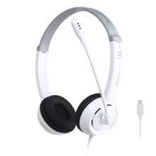 Load image into Gallery viewer, DANYIN DT326 Head-mounted Desktop Computer Children Learning Wire Headset with Microphone, Cable Length:1.8m, DT326 3.5mm Two-hole White, DT326 3.5mm Two-hole Black, DT326 Single Hole Four-level White, DT326 Single Hole Four-level Black                ...