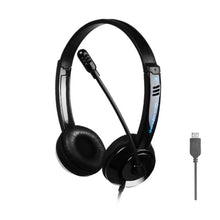 Load image into Gallery viewer, DANYIN DT326 Head-mounted Desktop Computer Children Learning Wire Headset with Microphone, Cable Length:1.8m, DT326 3.5mm Two-hole White, DT326 3.5mm Two-hole Black, DT326 Single Hole Four-level White, DT326 Single Hole Four-level Black                ...