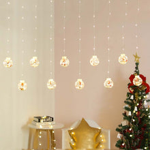 Load image into Gallery viewer, LED Copper Wire Curtain Light Wishing Ball Christmas Decoration String Lights, Random Style Delivery, EU Plug, US Plug