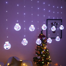 Load image into Gallery viewer, LED Copper Wire Curtain Light Wishing Ball Christmas Decoration String Lights, Random Style Delivery, EU Plug, US Plug