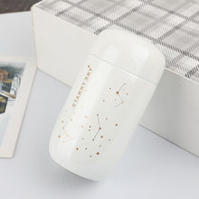 Load image into Gallery viewer, Portable Children Mini Cute Vacuum Flask Star Pocket Water Cup, Star White, Star Black