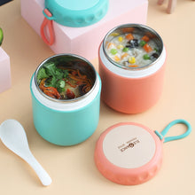 Load image into Gallery viewer, Stainless Steel Soup Cup Soup Pot Lunch Box Portable Thermos Cup, Red, Green
