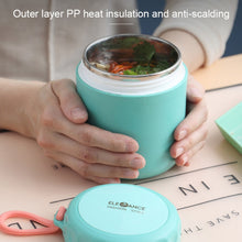 Load image into Gallery viewer, Stainless Steel Soup Cup Soup Pot Lunch Box Portable Thermos Cup, Red, Green