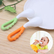 Load image into Gallery viewer, 2 PCS Baby Curved Spoon Eat Spoon Baby Pacifier Feeding Spoon Solid Supplies Curved Spoon Children Tableware, Curved Spoon