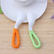 Load image into Gallery viewer, 2 PCS Baby Curved Spoon Eat Spoon Baby Pacifier Feeding Spoon Solid Supplies Curved Spoon Children Tableware, Curved Spoon