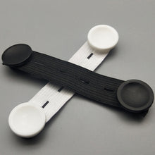 Load image into Gallery viewer, Mask Hook Adjustment Buckle Ear-Wearing Mask Anti-Squeeze Ear Lanyard Extending Ear Rope, White, Black