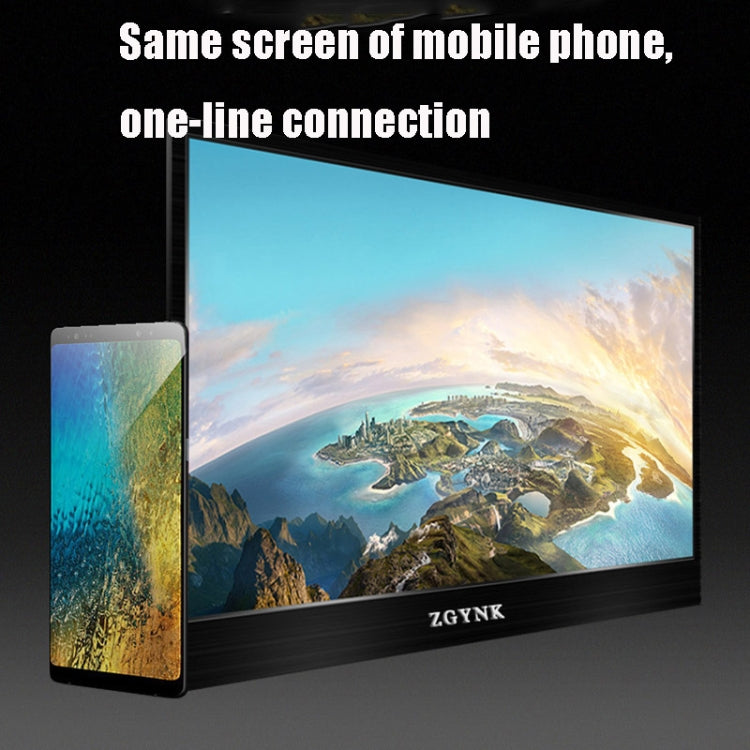 ZGYNK TPZ1303 Type-c Portable Computer Extender Display, US Plug, 10.1 inch 2560x1400, 11.6 inch 1920x1080, 13.3 inch 1920x1080, 13.3 inch 2560x1400, 14.1 inch 2560x1400, 15.6 inch 1920x1080, 15.6 inch 3840x2160