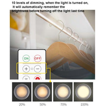 Load image into Gallery viewer, 6 PCS / Set 16 Color RGB LED Night Light Strobe Atmosphere Pat Light Remote Control Cabinet Light with 2 Remote Control