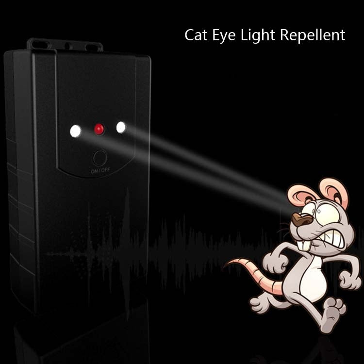 Ultrasonic Car Repeller Car Engine Compartment Electronic Repeller Micro-Light Wave Insect Repellent, DC Black, USB Black, Battery Black