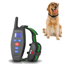 Load image into Gallery viewer, Dog Training Device Remote Control Bark Control Charging Waterproof Pet Training Collar with Electric Shock Vibration, Yellow, Black