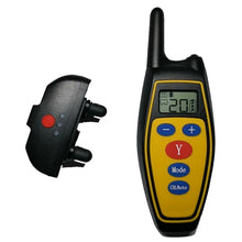 Load image into Gallery viewer, Dog Training Device Remote Control Bark Control Charging Waterproof Pet Training Collar with Electric Shock Vibration, Yellow, Black