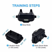 Load image into Gallery viewer, Bark Stopper Dog Training Device Dog Collar with Electric Shock Vibration Warning, US Plug, UK Plug, AU Plug, EU Plug