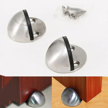 Load image into Gallery viewer, 2pcs/pack Stainless Steel Door Stop Free Punch Door Top Cabinet Hardware Accessories, Door Stop Free Punch