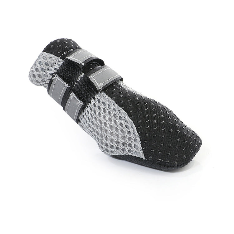 4 in 1 Pet Shoes Dog Shoes Walking Shoes Small Dogs Pet Supplies, S, M, L, XL