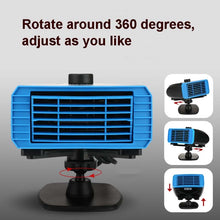 Load image into Gallery viewer, Multifunctional Heater For Car 360 Degree Rotating Car Heater, 12V Base Model, 24V Base Model, 12V Clip Model, 24V Clip Model, 12V Sucker Model, 24V Sucker Model