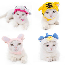 Load image into Gallery viewer, Soft Cat Headgear Cat Dog Cross Dress Pet Hat, XS, S, M, L