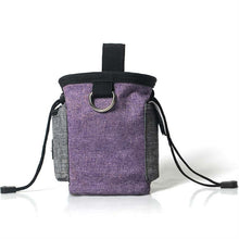 Load image into Gallery viewer, Pet Training Waist Bag With Belt Portable Outing Training Pet Snack Bag, Purple Waist Bag, Purple Waist Bag+Folding Bowl