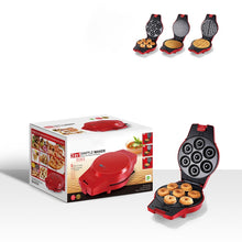 Load image into Gallery viewer, 3-in-1 Multi-Function Eleictric Baking Pan Breakfast Maker Donut Sandwich Waffle Maker Pizza Maker, EU Plug, 3-in-1 Multi-Function Waffle Maker